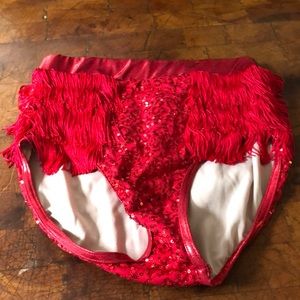 Dance costume sequined trunks